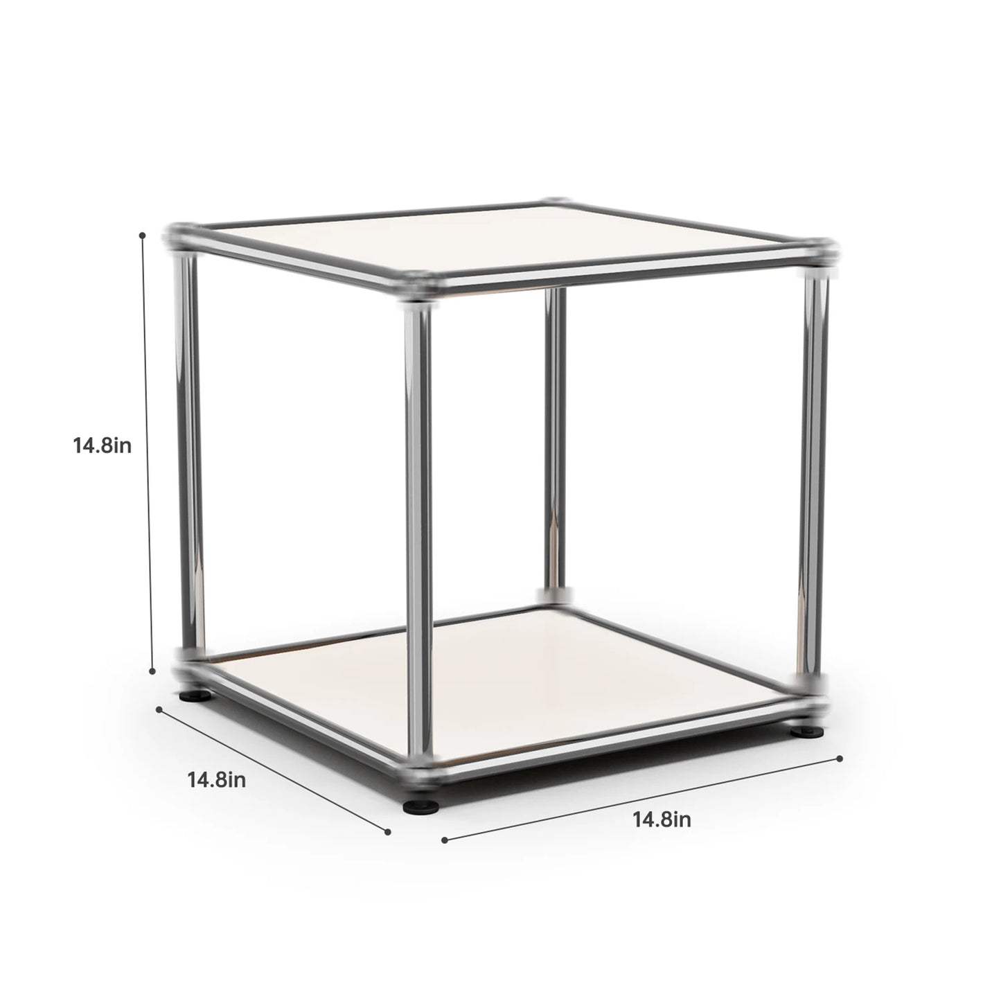 Modern Storage Cabinet Stainless Metal