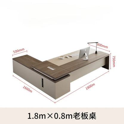 Luxury Simple Office Tables Desk 1 Person Minimalism