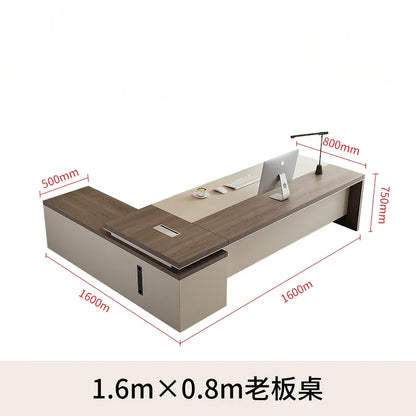 Luxury Simple Office Tables Desk 1 Person Minimalism