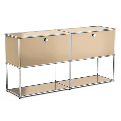 Modern Storage Cabinet Stainless Metal