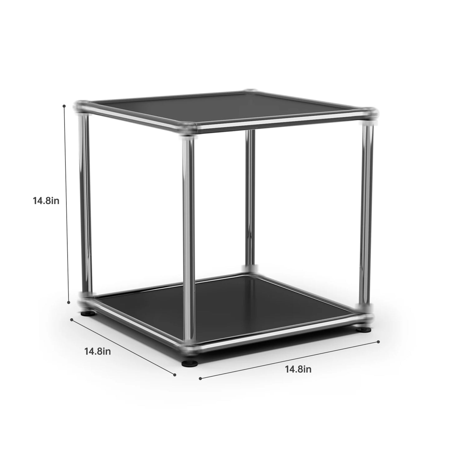 Modern Storage Cabinet Stainless Metal