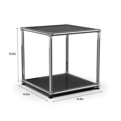 Modern Storage Cabinet Stainless Metal